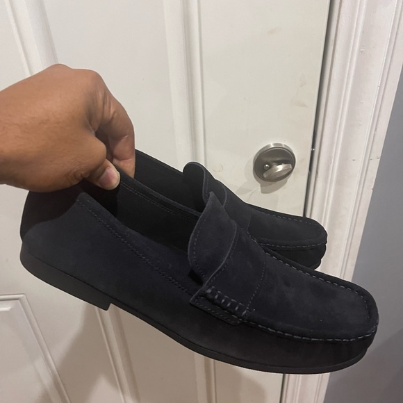 Vince Navy Blue Daly Coastale Loafers shoes Sz 10.5 - Picture 6 of 16